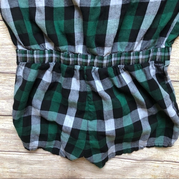 VS Plaid Sleep Romper - Picture 5 of 6